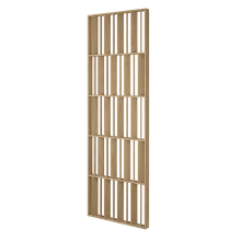 Dělící příčka JAPANDI, 520-2720 x 1800-2750 mm, (MDF), PŘÍRODNÍ DUB