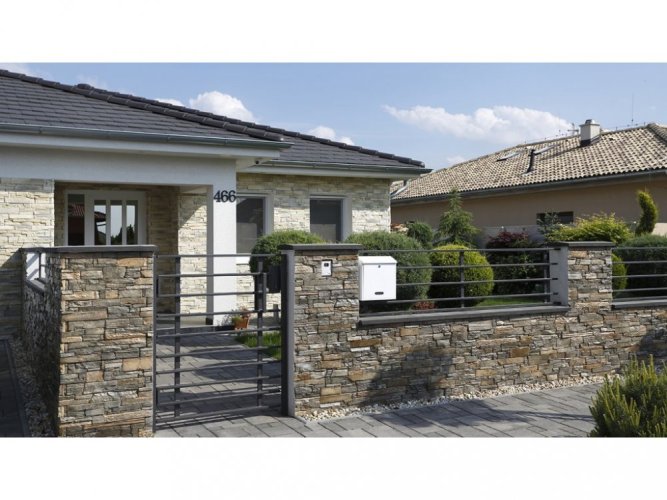 Betonový obklad, Z BETONU, NEPAL 1, světlá, tloušťka 12-24 mm, 0.46 m2