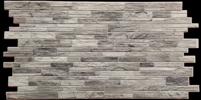 PVC dekorační panely - Antracite, 960 x 485 x 0,35 mm
