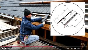 MONTÁŽNÍ VIDEO: Instalace MALÉ A VELKÉ OKAPNICE (oplechování okraje) na plastovou krytinu EUREKO DDS II