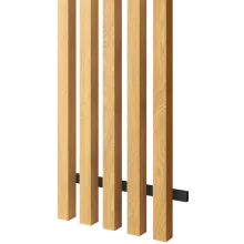 Lamely na fasádu, 5 lamiel, MEDOVÝ DUB, 40 x 300 x 3000 mm, HLINÍK