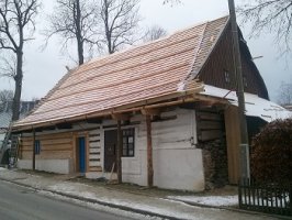 Roubenka Křižánky, dřevěný šindel, 2017