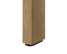 Otočné voľne stojace lamely, DUB PRÍRODNÝ, 30 x 70 x 2750 mm, MDF + FINISH FOLIE