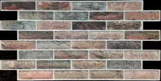 PVC dekorační panely - Brick burnt, 960 x 485 x 0,35 mm