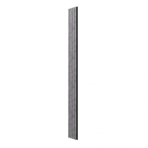 LINEA COMFORT 5 drevené lamely na doske - urban | čierna, 2650 x 246 x 30 mm
