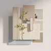 ATYPICKÝ PRODUKT - Akustický panel - DUB SONOMA, MDF + FOLIE FINISH 3D, ČERNÝ akustický podklad FILC, 2706 x 250 mm