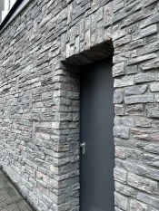 Kamenný obklad,  ROH, Z BETONU, Mix Tirol, šedá, 150 – 550 x 80 – 250 mm, tloušťka 20 - 50 mm, 1 bm