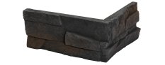 Betonový obklad, ROH, Z BETONU, NEPAL 3, tmavě šedá, tloušťka 12-24 mm, 0.43 m2