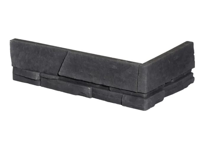Betónový obklad, ROH, Z BETÓNU, MADERA 4, tmavosivá, 180 x 320 mm, hrúbka 8-23 mm, 0.46 m2