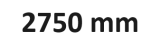 2750 mm