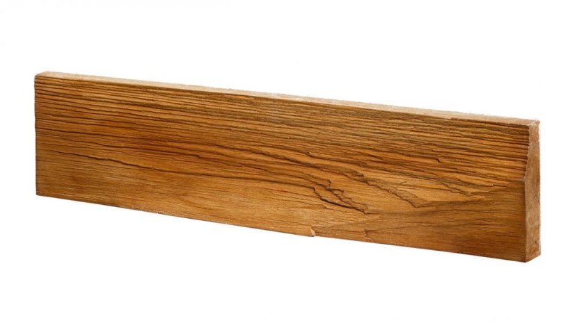 Betonový obklad, Z BETONU, TIMBER 1, hnědá, 530 x 117 mm, tloušťka 12-28 mm, 0.43 m2
