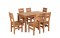 PROWOOD Dřevěný zahradní Nábytek SET M2 - stůl + 6 x židle