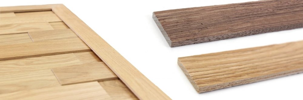 Dřevěné krycí lišty na obklady