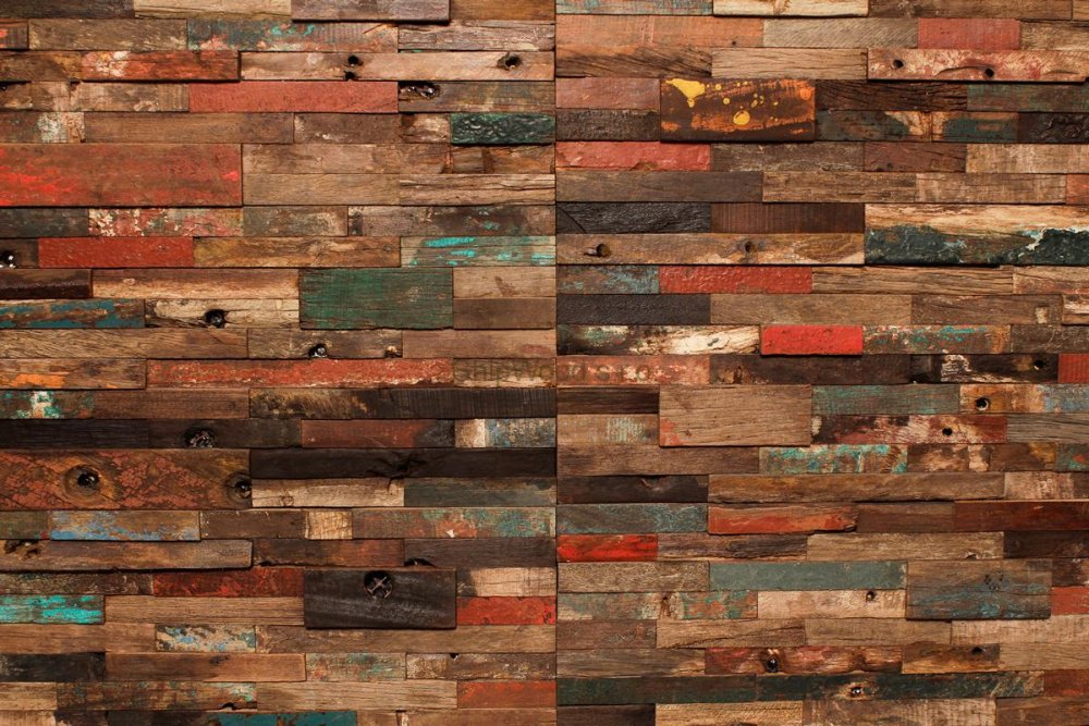 Dřevěné panely ze starých lodí
