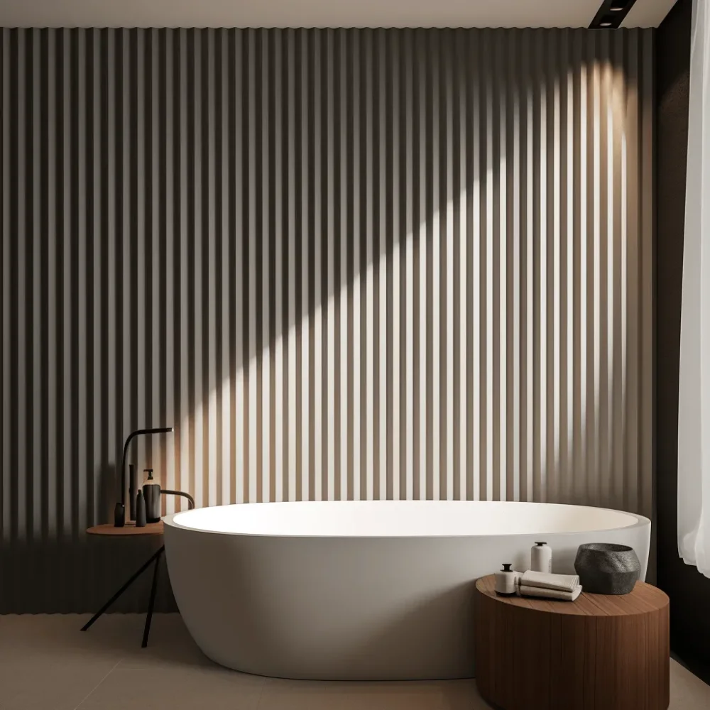 Designové voděodolné panely na stěnu do koupelny