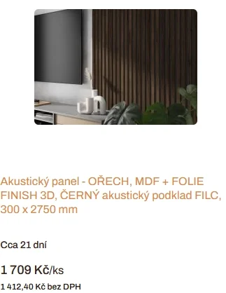 Akustický panel