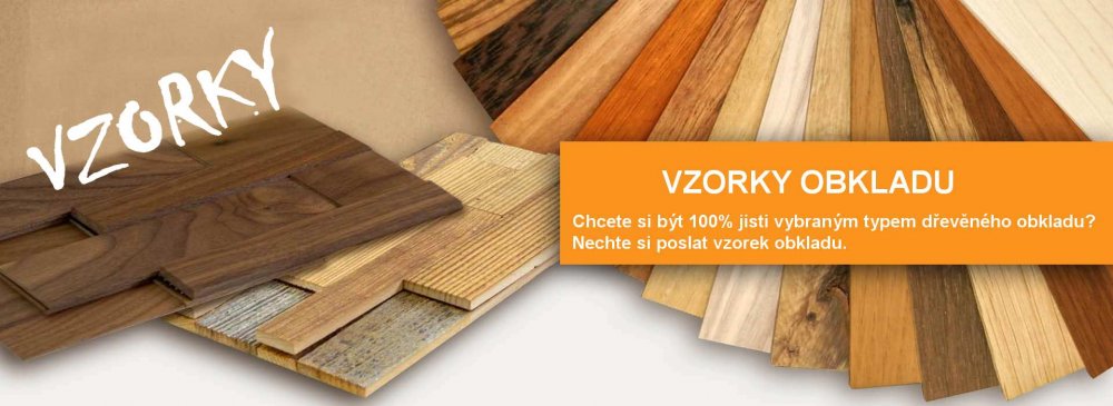 posíláme vzorky dřevěných obkladů