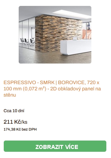 ESPRESSIVO - SMRK a BOROVICE, 720 x 100 mm 
